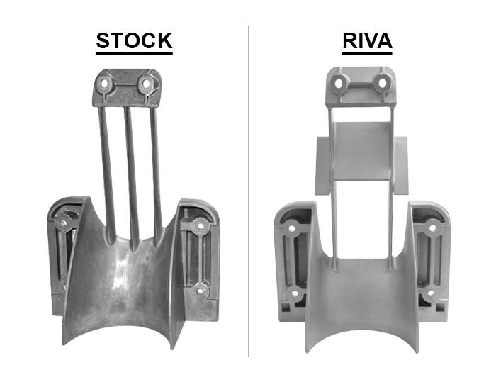 RIVA　YAMAHAインテークゲートのモデルチェンジについて